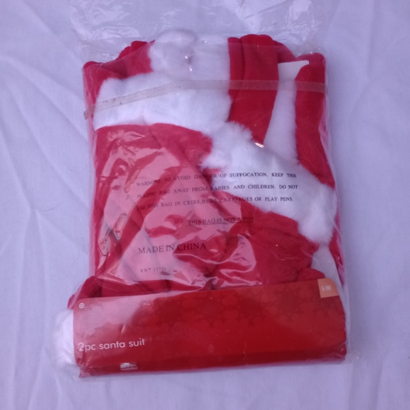 Baby Santa Suit Christmas Holiday Festive Gift Cosplay Themed Event Winter - Picture 9 of 13